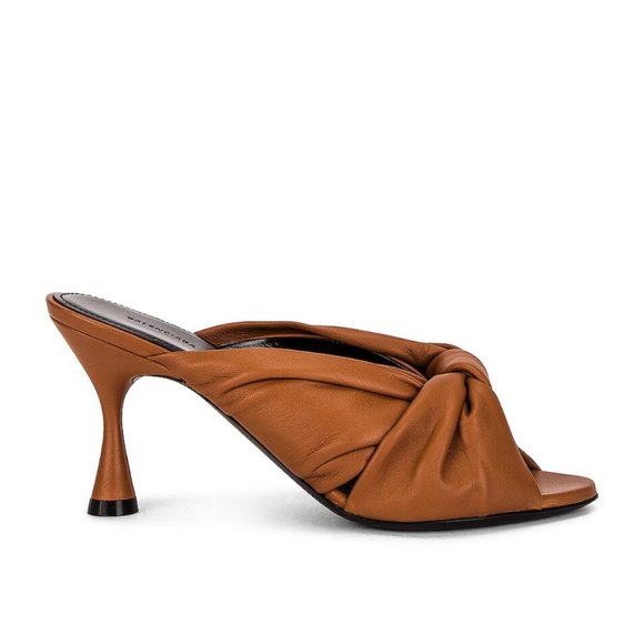 BALENCIAGA DRAPY SANDAL COGNAC SIZE 36 - Picture 1 of 5